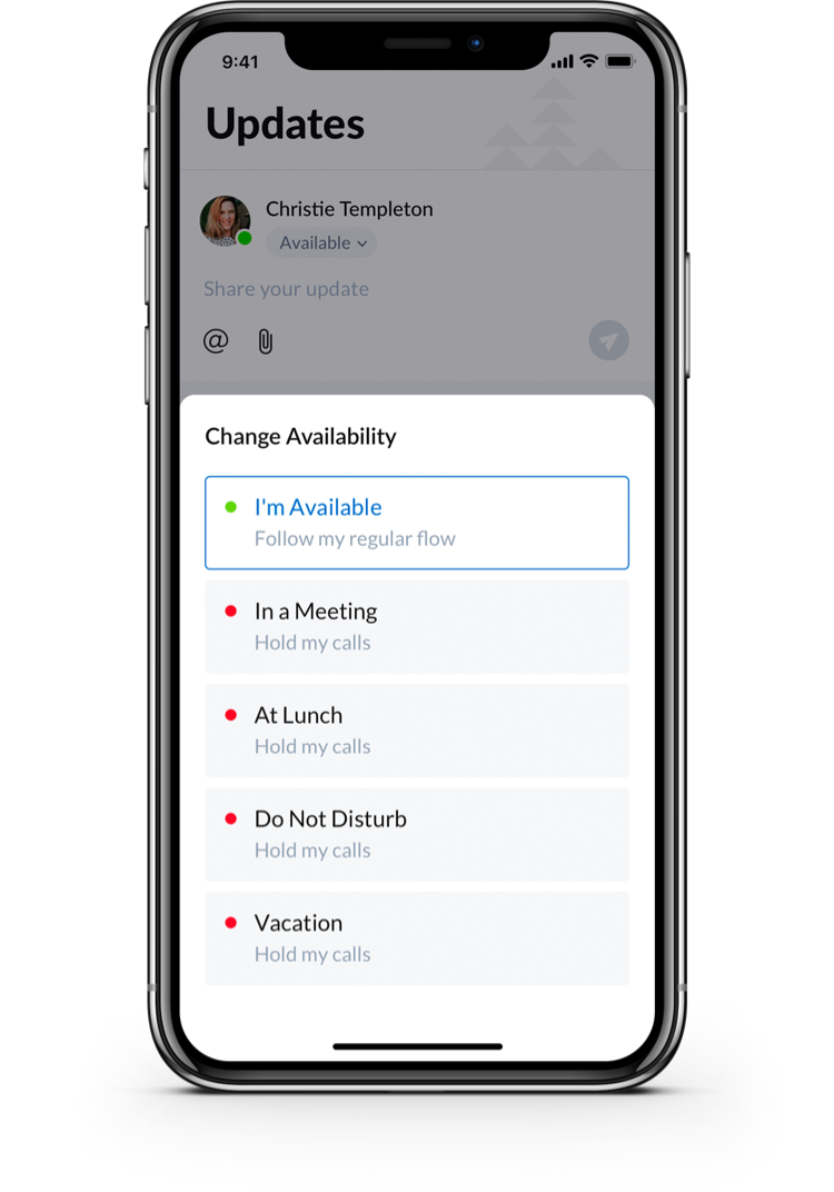 A mobile screen showing a phone number