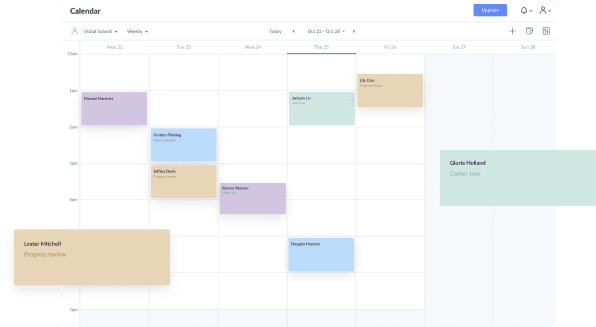 Setmore Calender for booking